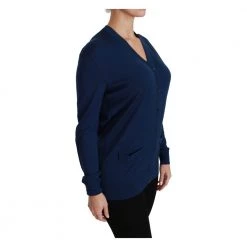 Dolce & Gabbana Button Cardigan Sweater Blue -Dame-strikkegensere Salg unnamed file 2600