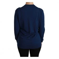 Dolce & Gabbana Button Cardigan Sweater Blue -Dame-strikkegensere Salg unnamed file 2601