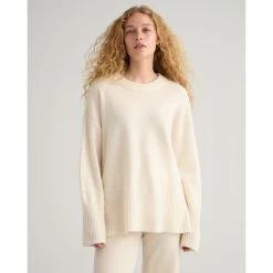 Gant C-Neck Sweater Beige -Dame-strikkegensere Salg unnamed file 267