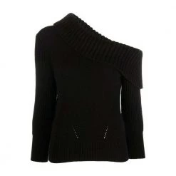 Alexander McQueen Round-neck Knitwear Black -Dame-strikkegensere Salg unnamed file 2672