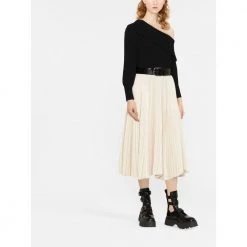 Alexander McQueen Round-neck Knitwear Black -Dame-strikkegensere Salg unnamed file 2673