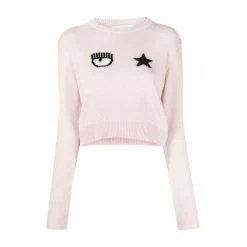 Chiara Ferragni Collection Round-neck Knitwear Pink