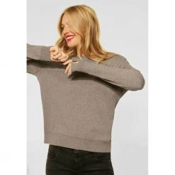 Street One A301652 Top Beige -Dame-strikkegensere Salg unnamed file 2711