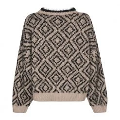Brunello Cucinelli Round-neck Knitwear Beige -Dame-strikkegensere Salg unnamed file 2731