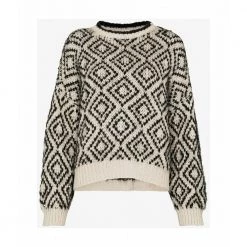 Brunello Cucinelli Round-neck Knitwear Beige -Dame-strikkegensere Salg unnamed file 2734