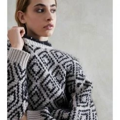 Brunello Cucinelli Round-neck Knitwear Beige -Dame-strikkegensere Salg unnamed file 2741