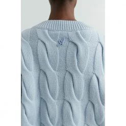 Axel Arigato Carla Sweater Blue -Dame-strikkegensere Salg unnamed file 2748