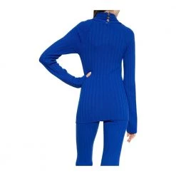 Versace Cut-out Sweater Blue -Dame-strikkegensere Salg unnamed file 2756