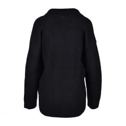 Patrizia Pepe Sweater Black -Dame-strikkegensere Salg unnamed file 2759