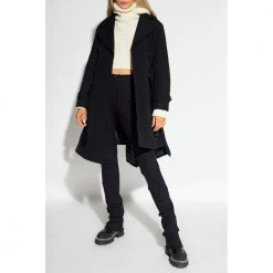 Comme Des Garçons Hooded Turtleneck Top Beige -Dame-strikkegensere Salg unnamed file 277