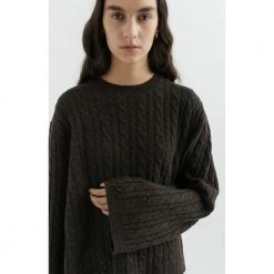 Axel Arigato Tidal Sweater Brown -Dame-strikkegensere Salg unnamed file 2778