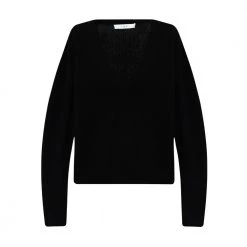 IRO Lilween Cashmere Sweater Black -Dame-strikkegensere Salg unnamed file 2793