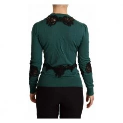 Dolce & Gabbana Wool Crewneck Sweater Green