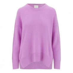 Allude Round-neck Knitwear Purple