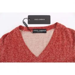Dolce & Gabbana Short Sleeve Sweater Red