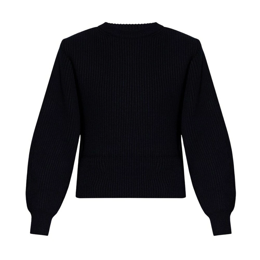 Alaïa Ribbed Sweater Blue 4 Alaïa Ribbed Sweater Blue - Bilde 4