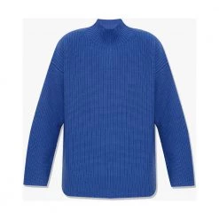 See By Chloé Ribbed Sweater Blue 7 See By Chloé Ribbed Sweater Blue -Dame-strikkegensere Salg unnamed file 2851