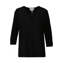 Joseph Ribkoff V-neck Knitwear Black