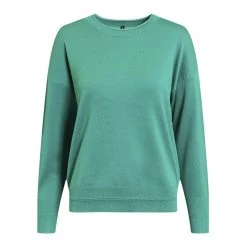 Grønn Signature Genser Fra Jensen Med Rund Hals - Grønn Genser Green -Dame-strikkegensere Salg unnamed file 2892