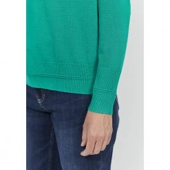 Grønn Signature Genser Fra Jensen Med Rund Hals - Grønn Genser Green -Dame-strikkegensere Salg unnamed file 2894