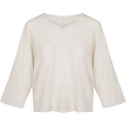 GAI+LISVA Tilde Knitwear White -Dame-strikkegensere Salg unnamed file 2915