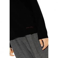 A.P.C. Knitwear Black -Dame-strikkegensere Salg unnamed file 2919