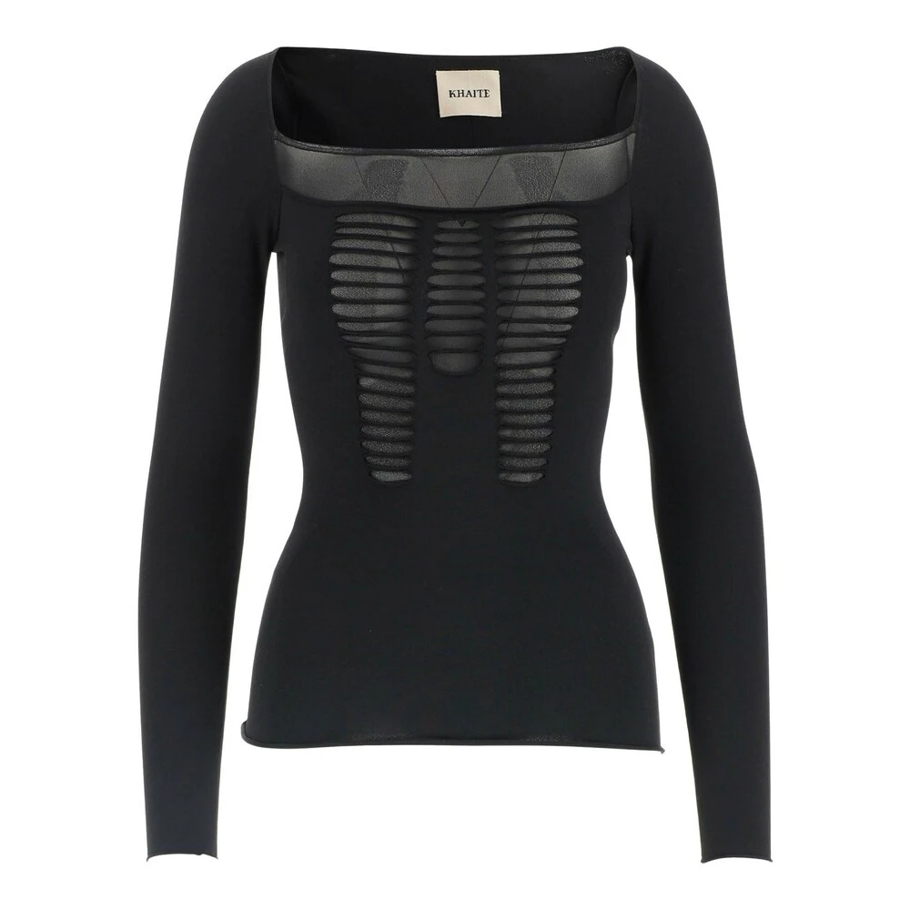 Khaite Round-neck Knitwear Black 2 Khaite Round-neck Knitwear Black - Bilde 2