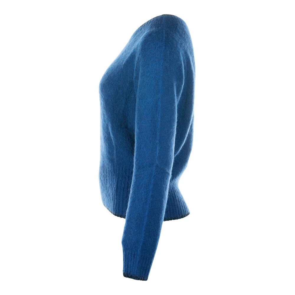 Liu Jo Round-neck Knitwear Blue 2 Liu Jo Round-neck Knitwear Blue - Bilde 2