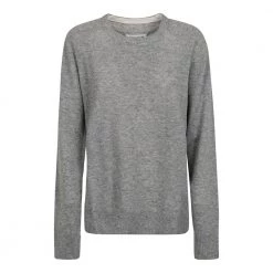Maison Margiela Round-neck Knitwear Gray