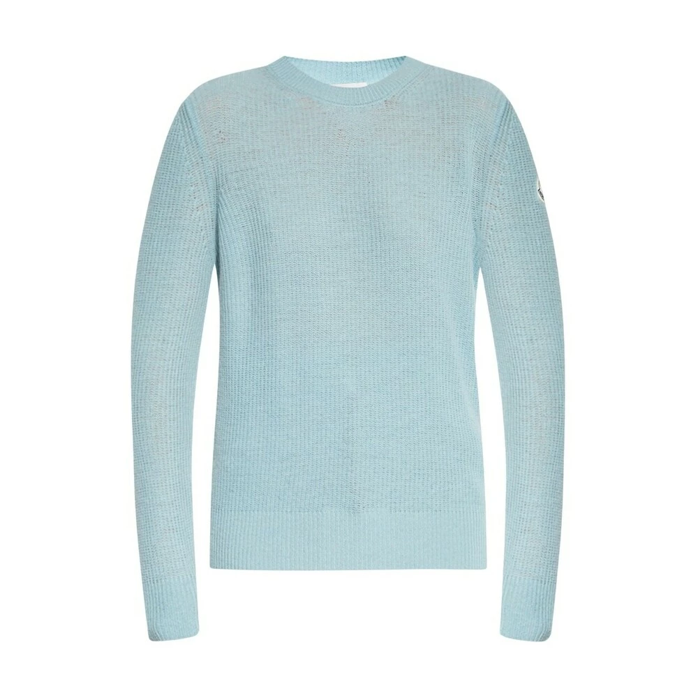 Moncler Crewneck Sweater Blue 5 Moncler Crewneck Sweater Blue - Bilde 5
