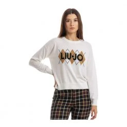 Liu Jo Round-neck Knitwear White -Dame-strikkegensere Salg unnamed file 2996