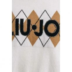 Liu Jo Round-neck Knitwear White -Dame-strikkegensere Salg unnamed file 2998