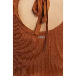 Liu Jo Round-neck Knitwear Brown -Dame-strikkegensere Salg unnamed file 3020
