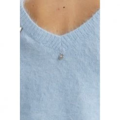 Liu Jo Round-neck Knitwear Blue -Dame-strikkegensere Salg unnamed file 3051