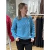 Mørk Turkis Only Onlyvie Life L/S Pullover Genser Blue