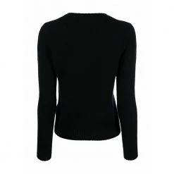 Allude Round-neck Knitwear Black