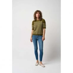 Pieszak Round-neck Knitwear Green -Dame-strikkegensere Salg unnamed file 3100