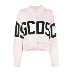 GCDS Round-neck Knitwear Pink