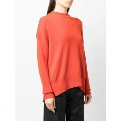 Jil Sander Sweater Red -Dame-strikkegensere Salg unnamed file 3141