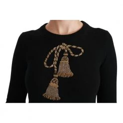 Dolce & Gabbana Dusk Pull Black -Dame-strikkegensere Salg unnamed file 3185