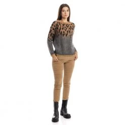 Liu Jo Round-neck Knitwear Gray -Dame-strikkegensere Salg unnamed file 3190