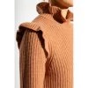 See By Chloé Ruffled Sweater Brown