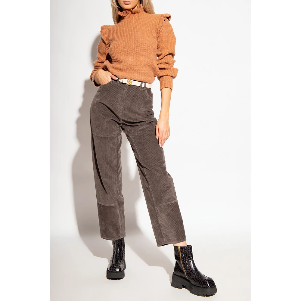 See By Chloé Ruffled Sweater Brown 2 See By Chloé Ruffled Sweater Brown - Bilde 2