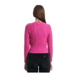 Liu Jo Round-neck Knitwear Pink -Dame-strikkegensere Salg unnamed file 3204