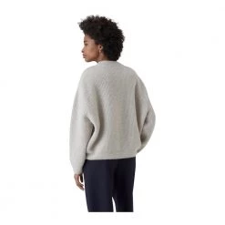 Closed Crew Neck Sweater - Grå Gray -Dame-strikkegensere Salg unnamed file 3210