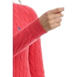 Polo Ralph Lauren Round-neck Knitwear Red -Dame-strikkegensere Salg unnamed file 3221