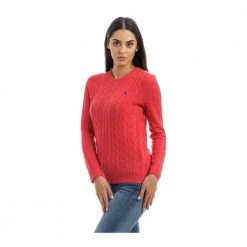 Polo Ralph Lauren Round-neck Knitwear Red -Dame-strikkegensere Salg unnamed file 3223