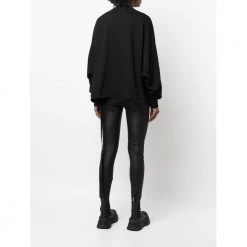 Rick Owens Round-neck Knitwear Black -Dame-strikkegensere Salg unnamed file 3228