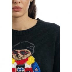 Polo Ralph Lauren Round-neck Knitwear Black -Dame-strikkegensere Salg unnamed file 3263