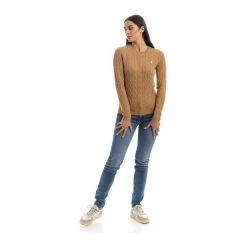 Polo Ralph Lauren Round-neck Knitwear Beige -Dame-strikkegensere Salg unnamed file 3279